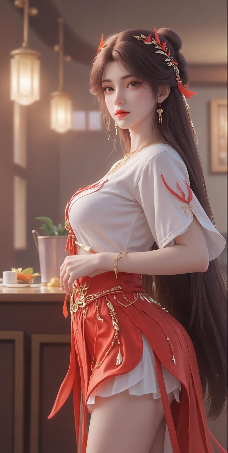 完美世界火灵儿国漫女神缩略图1