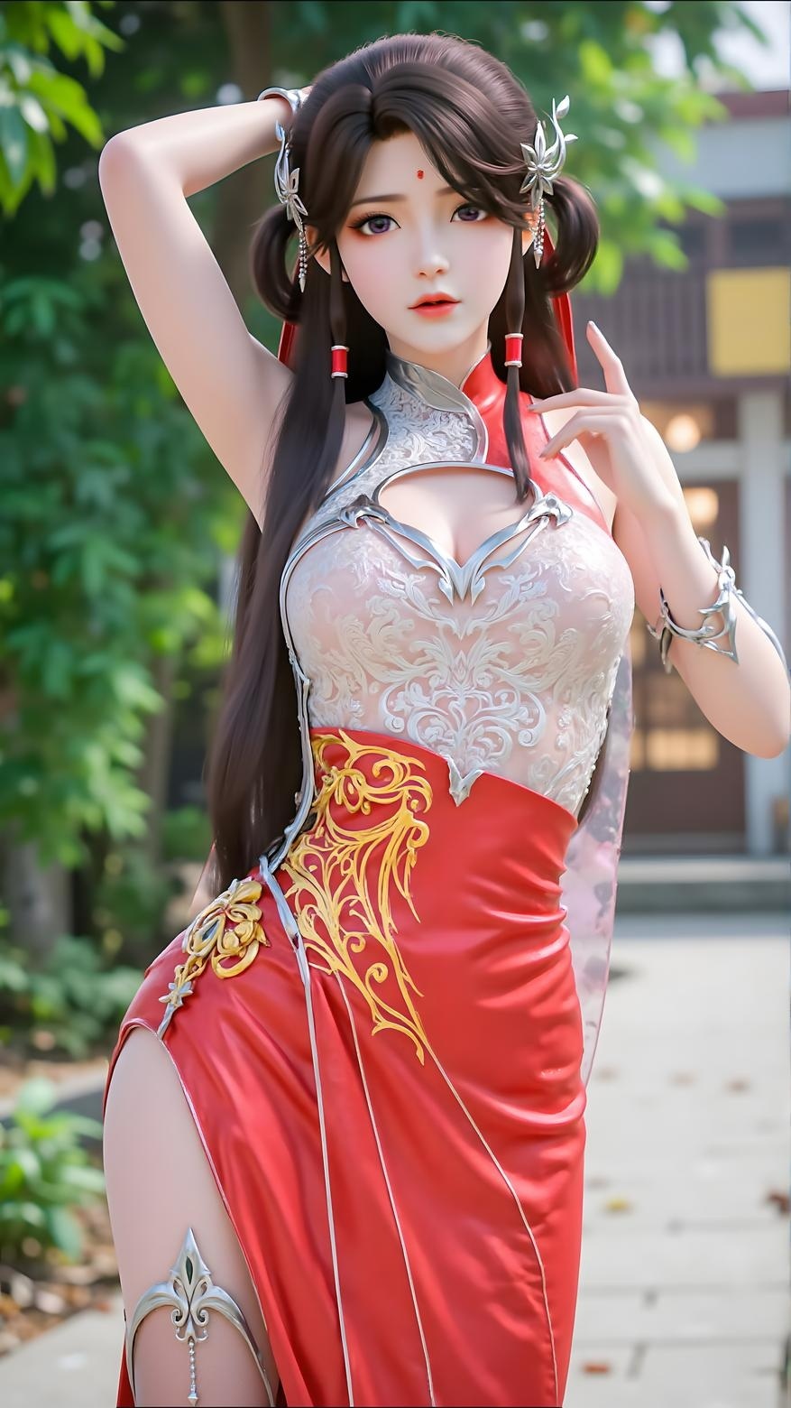 完美世界火灵儿国漫女神缩略图1