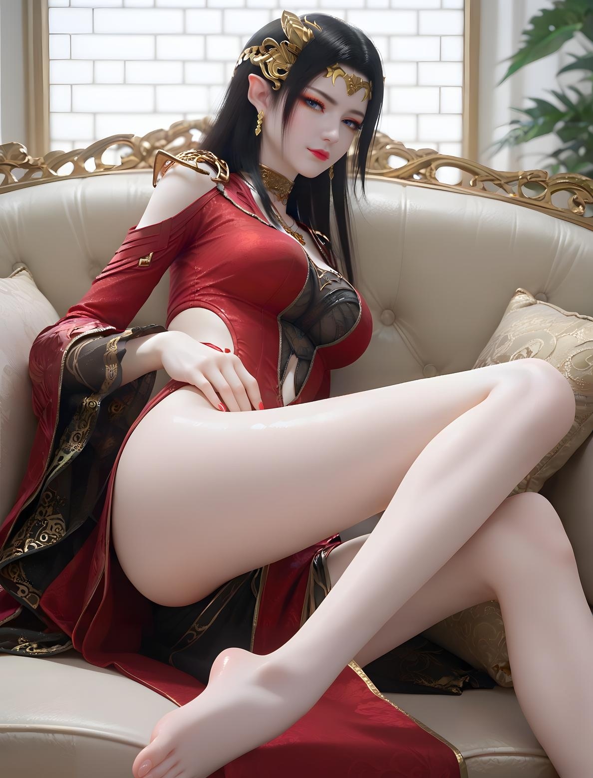 斗破苍穹美杜莎AI同人缩略图1