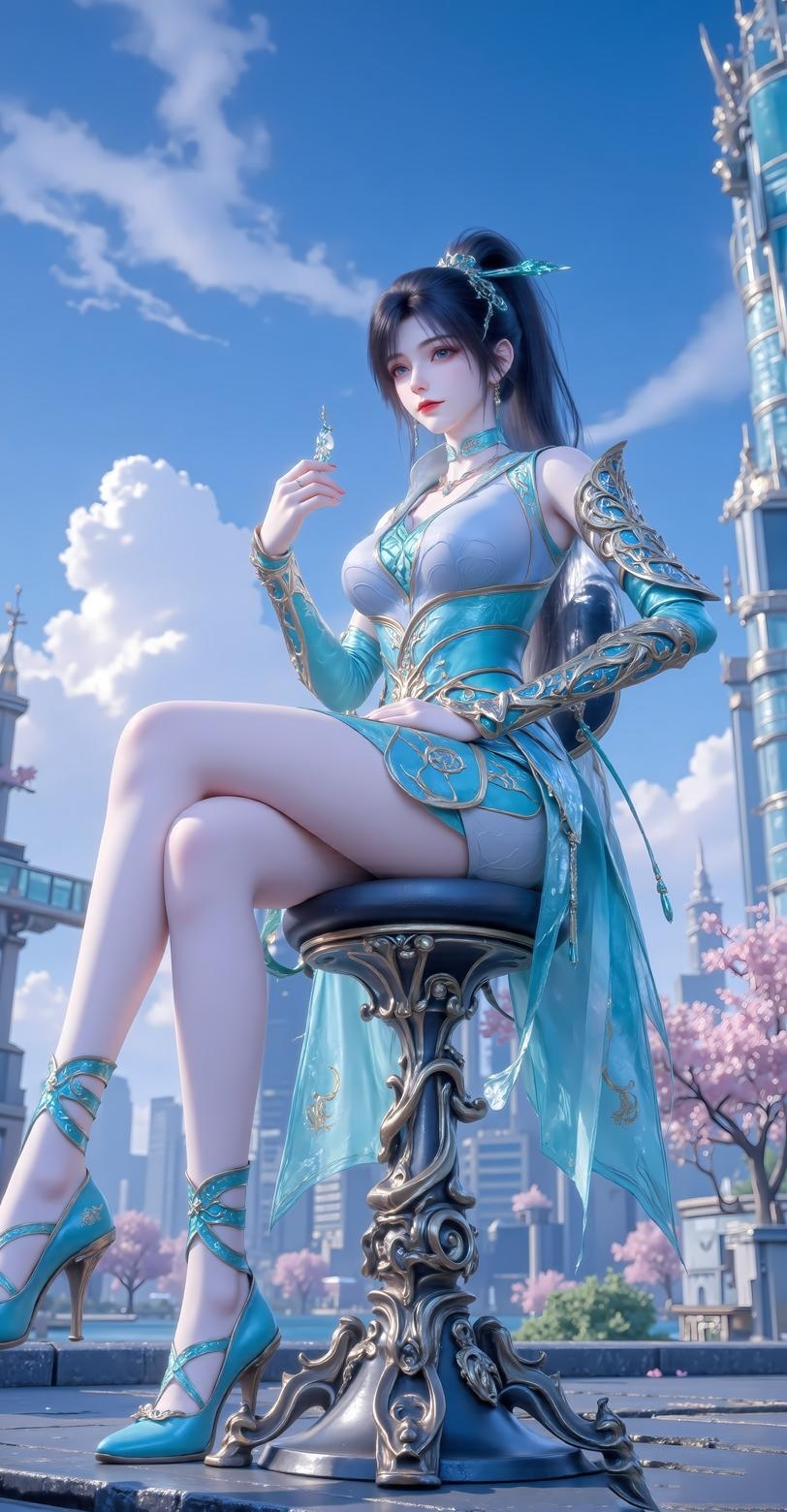 斗破苍穹青鳞AI女神缩略图1