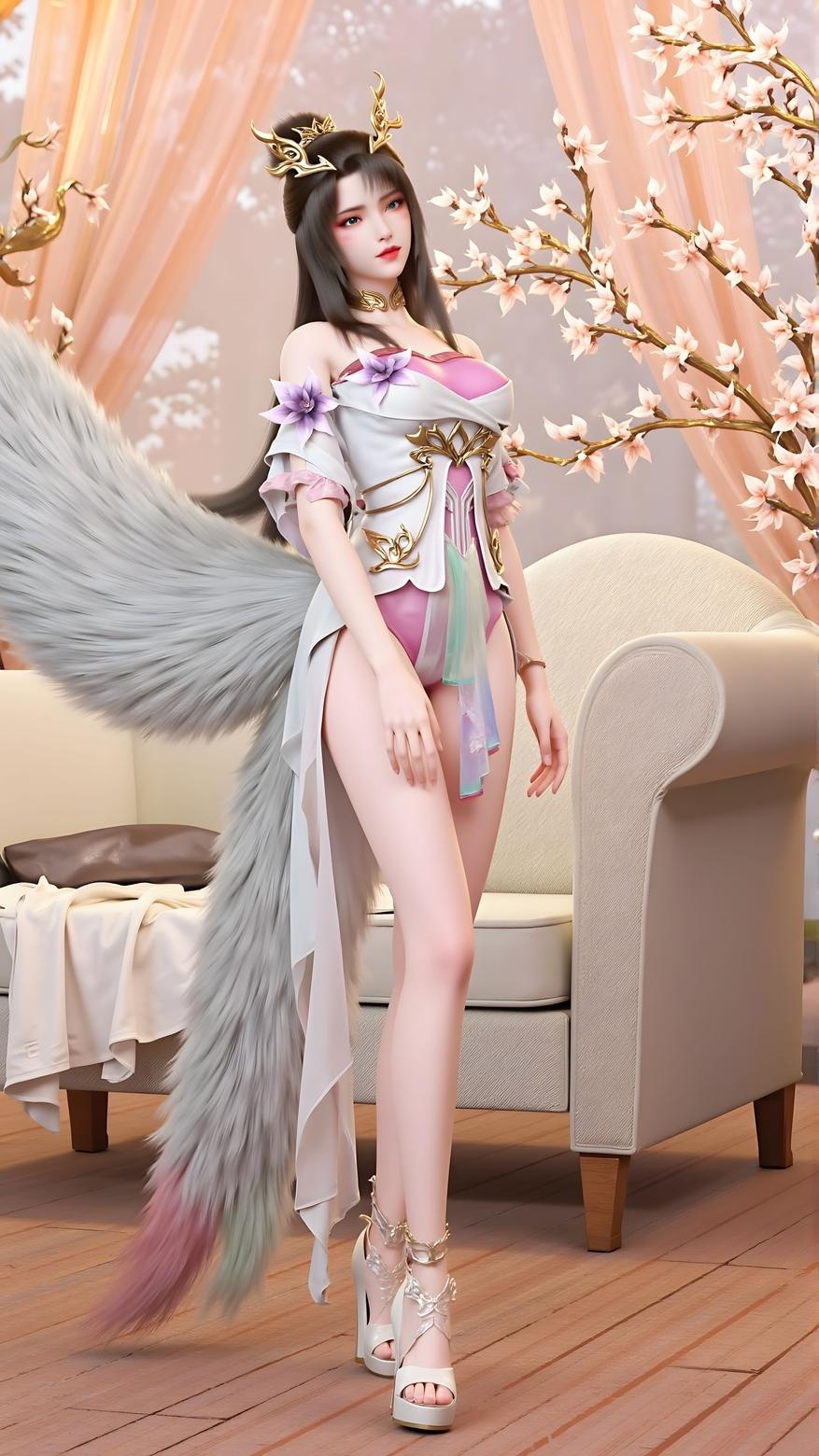 完美世界天狐仙子AI女神缩略图1