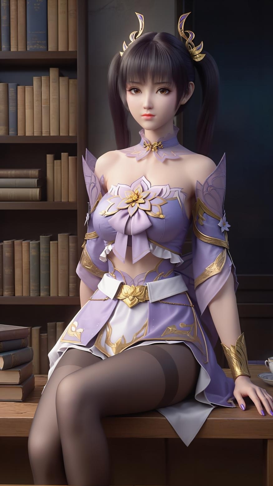 斗破苍穹紫妍国漫壁纸缩略图1